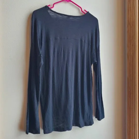 Madewell Tan & Black V-Neck Jersey Size Medium - Picture 7 of 10